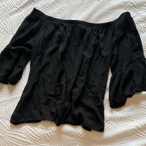 Cropped Off the Shoulder Top